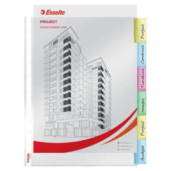 Bolsas Catálogo A4 085mic com Separadores 6un