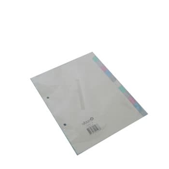 Separadores A5 Cartolina 12un (5 Cores)