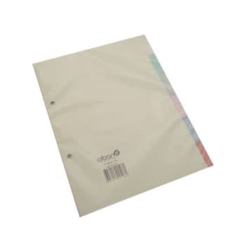 Separadores A5 Cartolina  6un (AC1203)