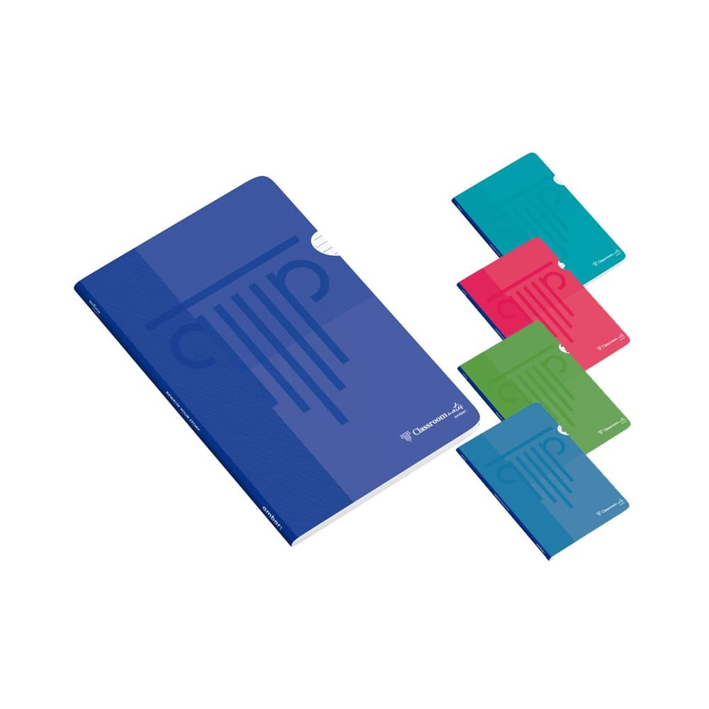 Caderno Agrafado A4 Pautado PP Ambar Sortido 48Fls 1un