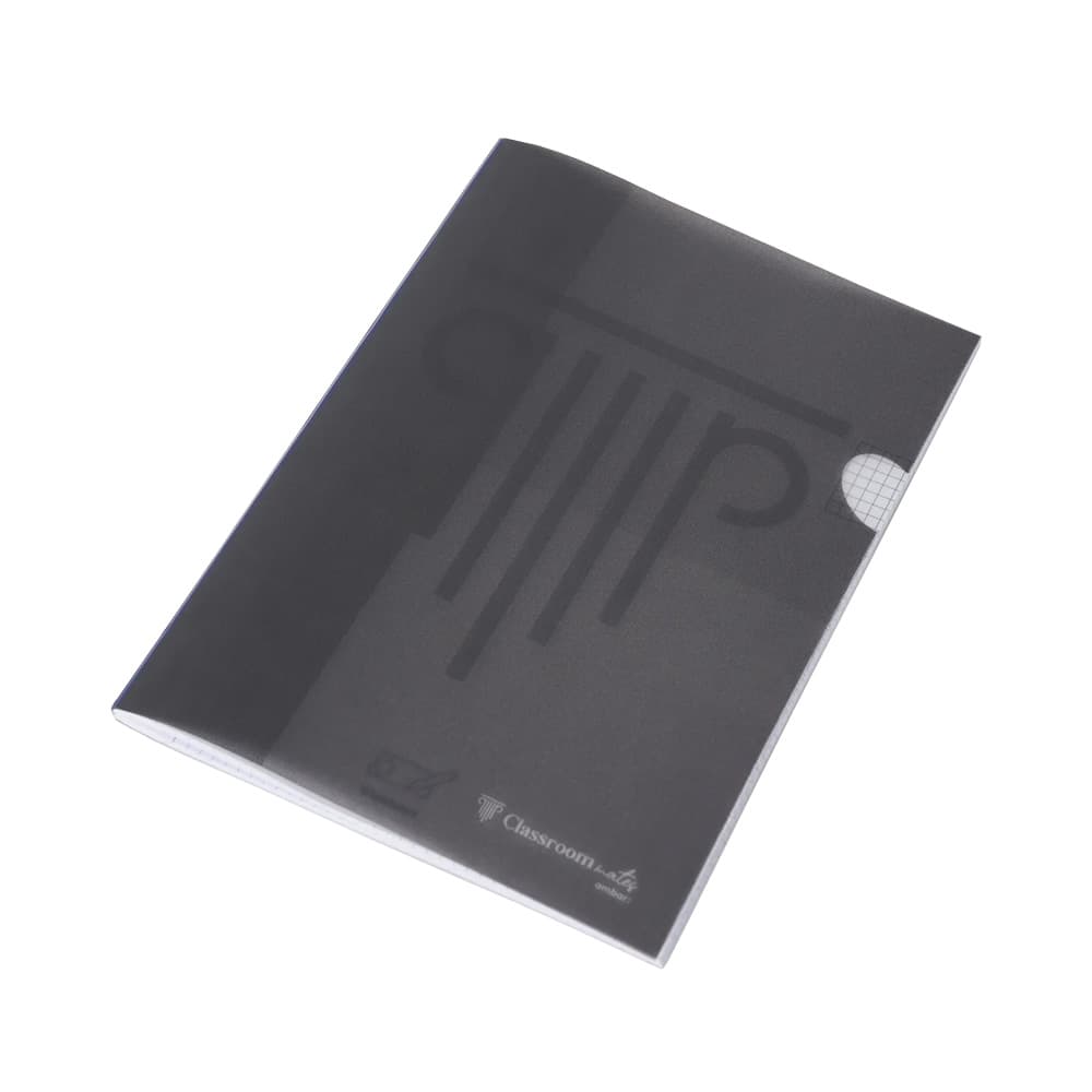 Caderno Agrafado A4 Quadriculado PP Ambar Preto 48Fls 1un