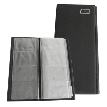 Porta Cartões Visita 72 Cartões Preto