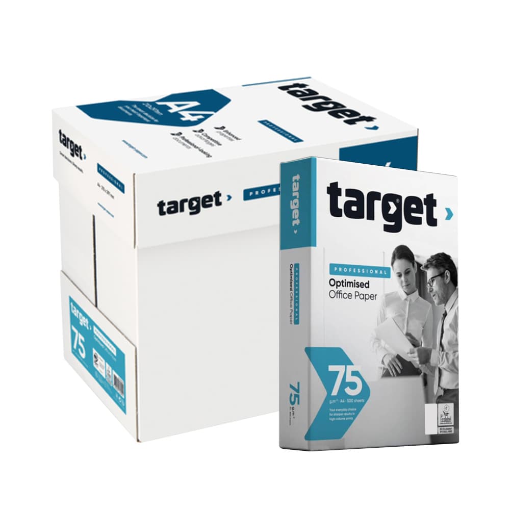 Papel 075gr Fotocopia A4 Target by Navigator 5x500Folhas