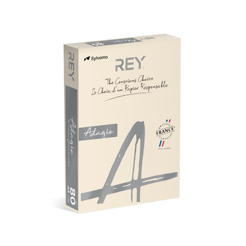 Papel Fotocopia Creme/Marfim Adagio(cd93) A4 80gr 1x500Fls