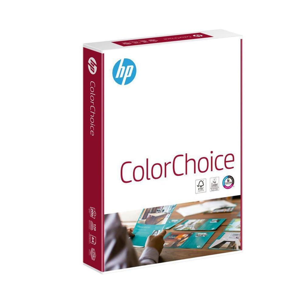Papel 200gr Fotocopia A4 HP Color Choice 1x250Fls