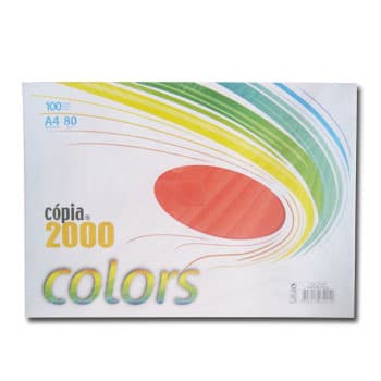Papel Fotocopia Vermelho A4 80gr 100 Folhas