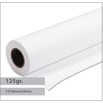 Papel 1270mmx030m 125g Premium Coated SIHL 1 Rolo