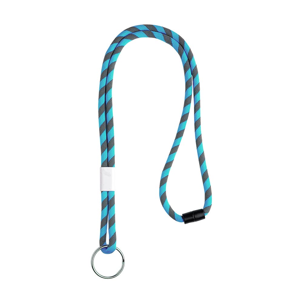 Fita Multiusos Pescoço Tubular Ajuste Metálico Azul 2x45cm