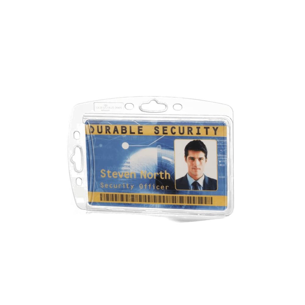 Porta-Nomes Horizontal Vertical 85x54mm Rígido 10un