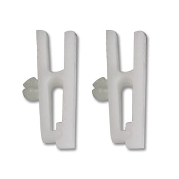 Mola Plástico para Porta-Nomes Branco 100un