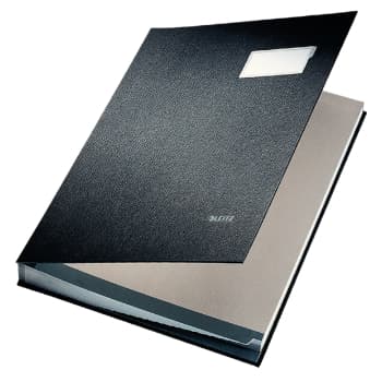 Pasta Assinaturas Leitz 5700 20 Divisoes Preto