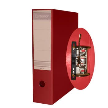 Pasta Arquivo L/L 200AC 350x290x80 Vermelho
