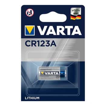 Pilhas CR123A Lithium 3V 1600mAh Varta 1un