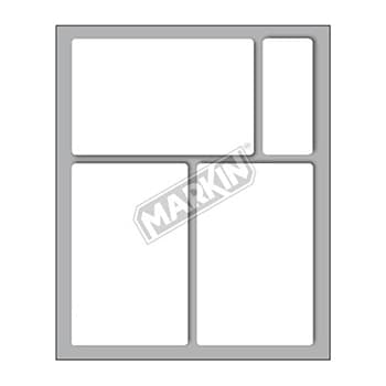 Etiquetas 083x053mm 10Fls Cod 49 Markin 30un