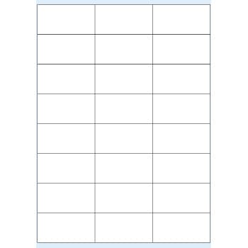 Etiquetas 070x036mm 100Fls A4 Transparente Markin 2400un