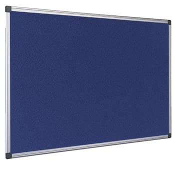 Quadro Feltro Moldura Alumínio 60x90cm Azul FA0343170