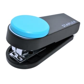 Agrafador Mini Nº10 12 Folhas Max 10XS Azul