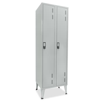 Cacifos Metálicos Duplo 2 Cacifos 600x500x1900mm Cinza