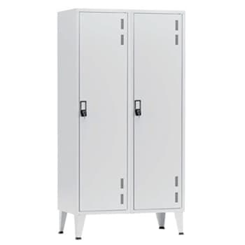 Cacifos Metálicos P/Indústria 2 Cacifos 900x500x1900mm Cinza