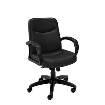 Cadeira Operativa Giratória Média Tecido Manager Preto
