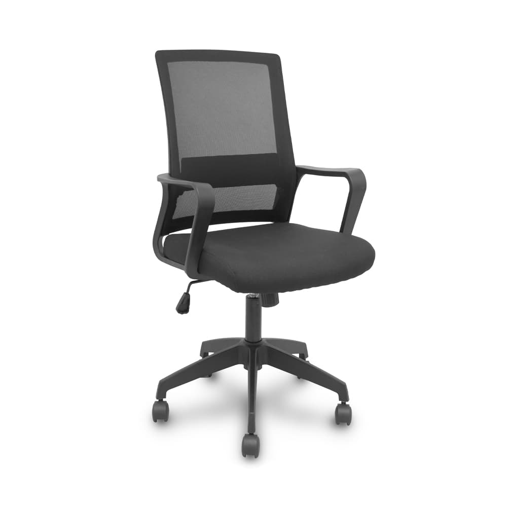 Cadeira Operativa Giratória com Braços Ergo535 Preto