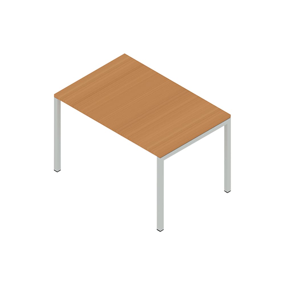 Secretária Metal Minima 1200x800x750 Cinza/Faia