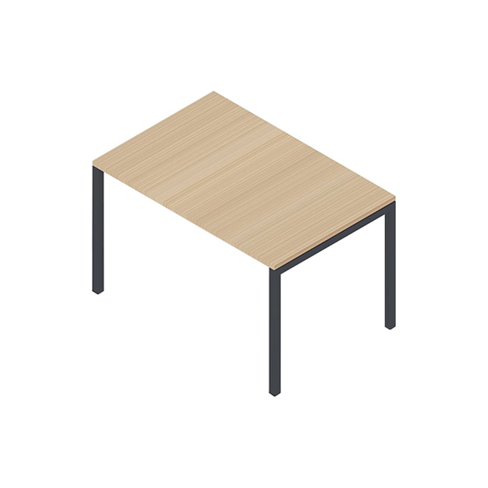 Secretária Metal Minima 1200x800x750 Cinza/Carvalho