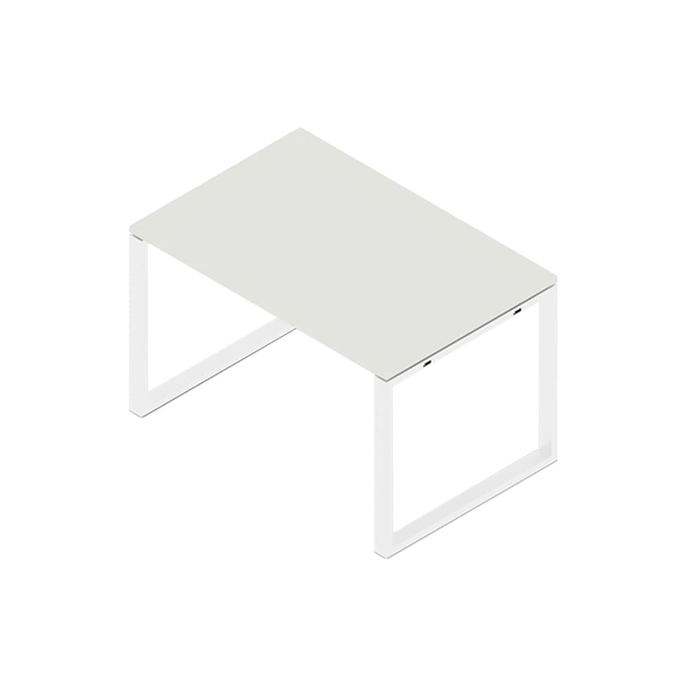 Secretária Metal Plano O 1200x800x750 Branco