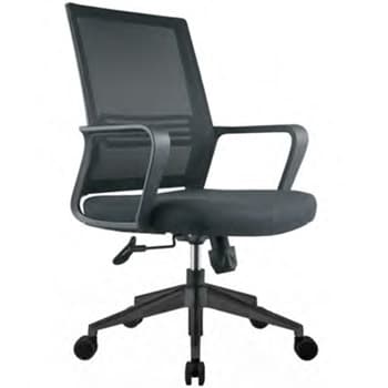 Cadeira Operativa Giratória com Braços Spin Preto