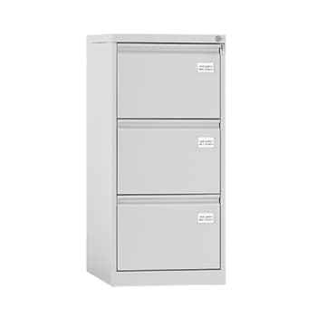 Arquivo de Oficio com 3 Gavetas 460x615x1015mm Cinza