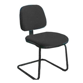 Cadeira Operativa Eco Costa Media Patim Cor Preto