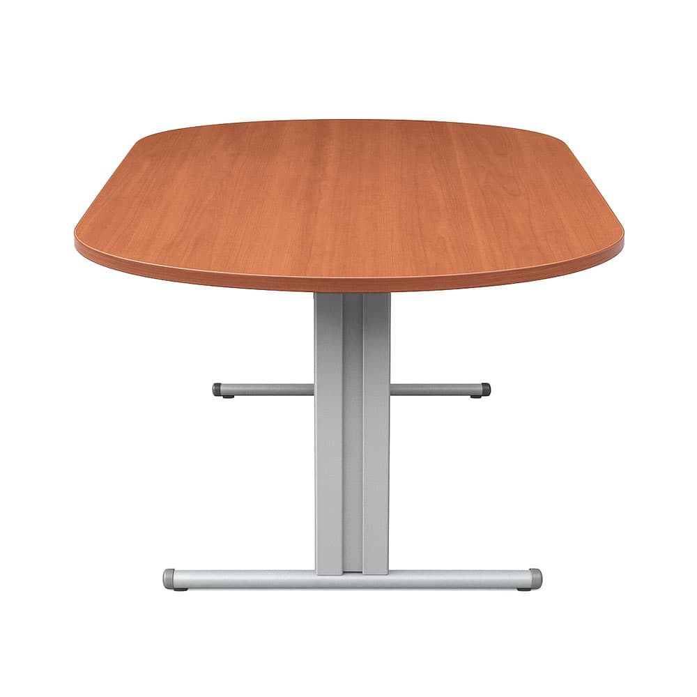 Mesa Reuniões Oval Linha Medusa 2400x1200x750