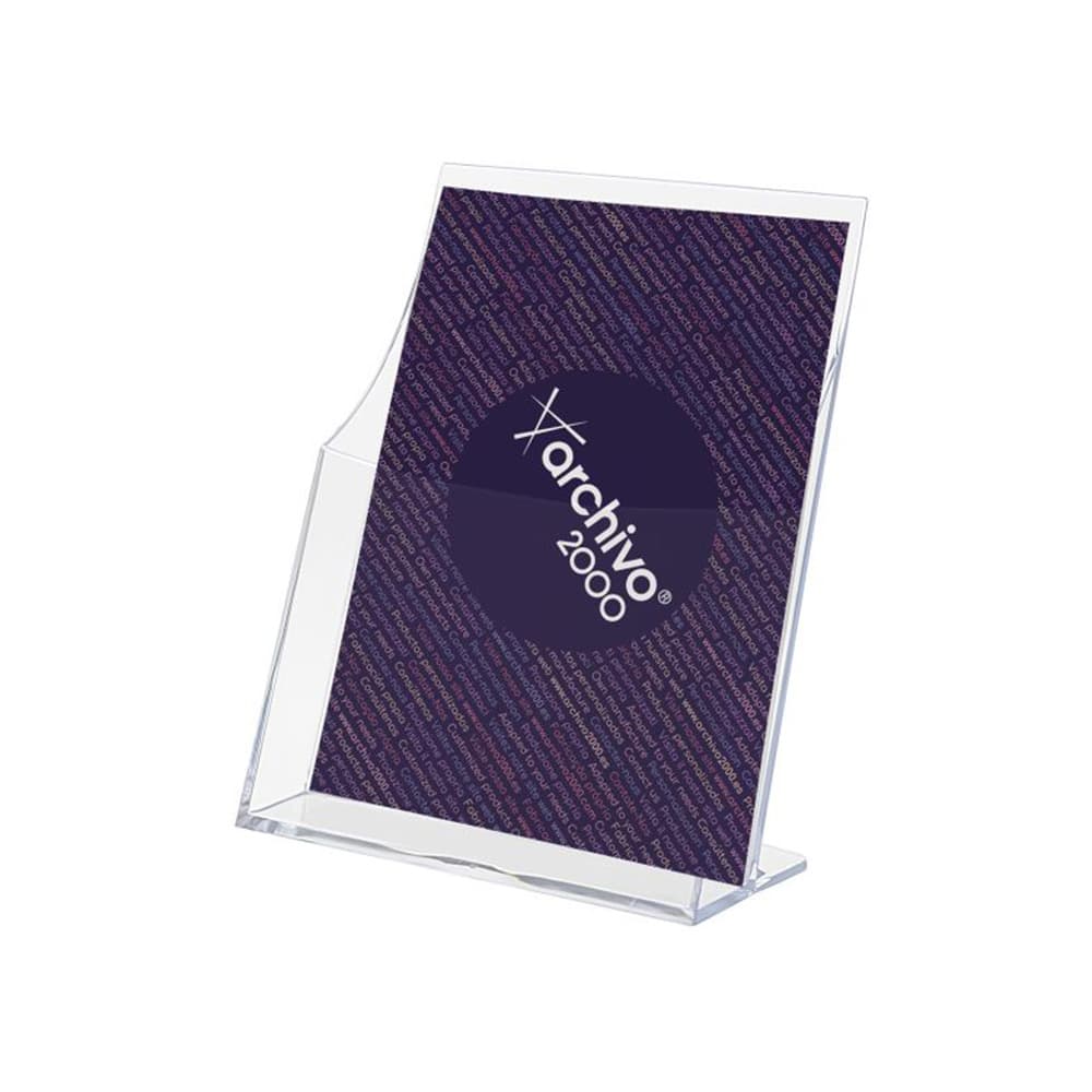 Expositor Suporte Porta Folhetos Acrilico A5 Vertical