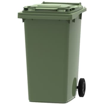 Contentor 240L Polietileno 2 Rodas c/Tampa Verde