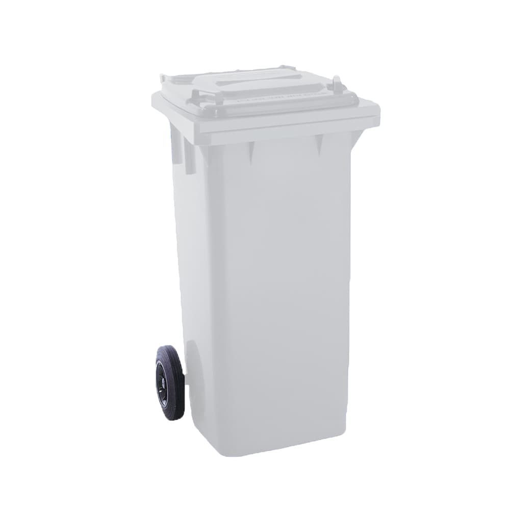 Contentor 120L Plástico 2 Rodas Branco c/ Tampa Branca