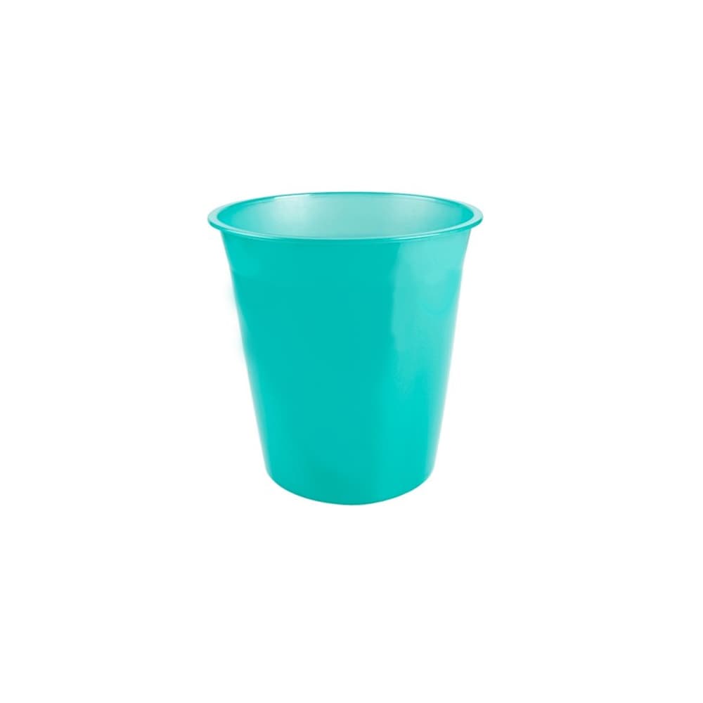 Papeleira 15L Plástico Verde Transparente