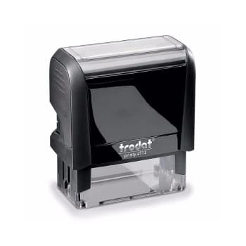 Carimbo 58x22mm Autotintavel Trodat Mod 4913 Corpo Preto