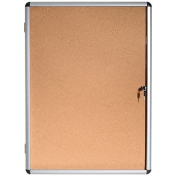 Vitrine 674x500mm de Interior Oval Fundo Cortiça