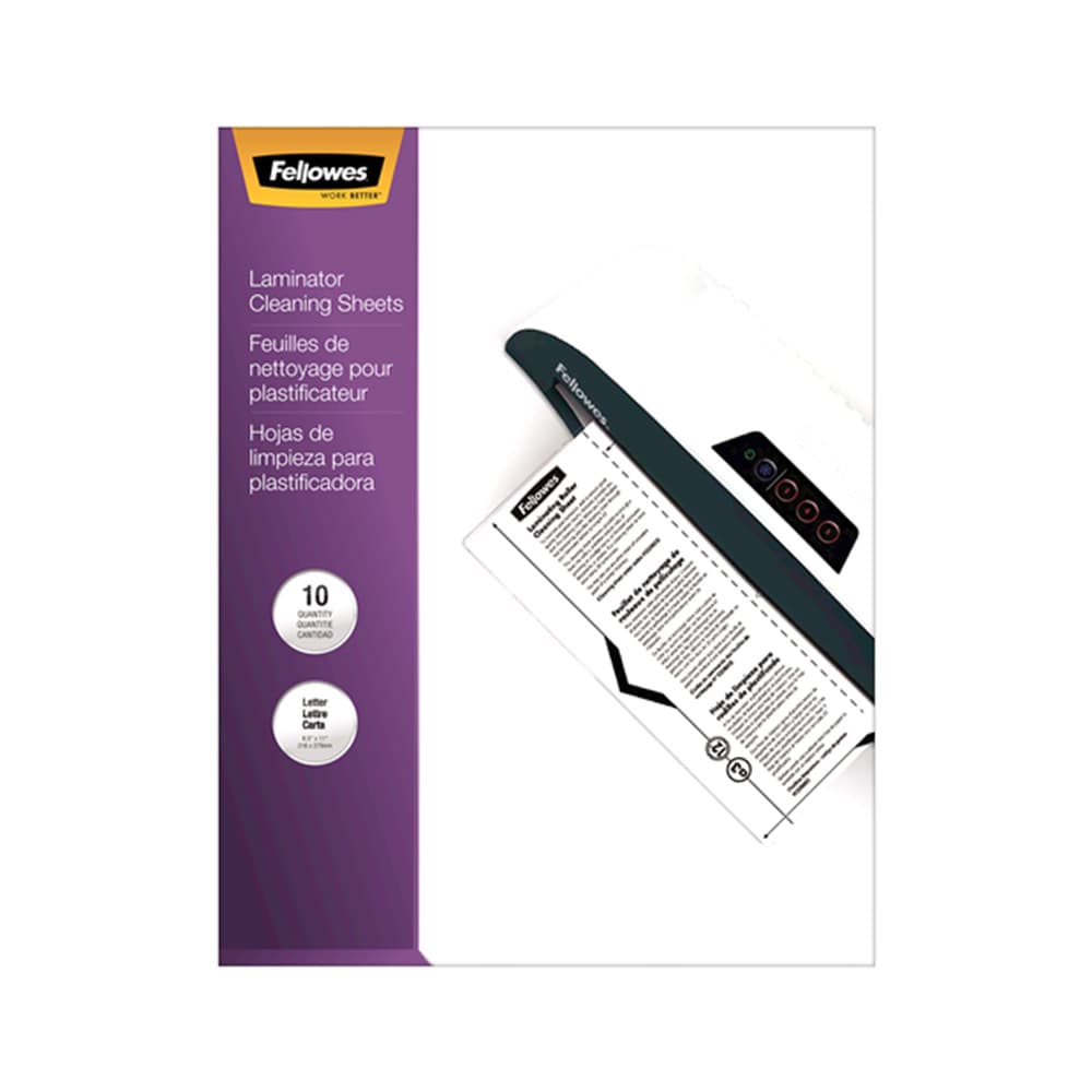 Folhas de limpeza Universais para Plastificadoras A4 Pack10