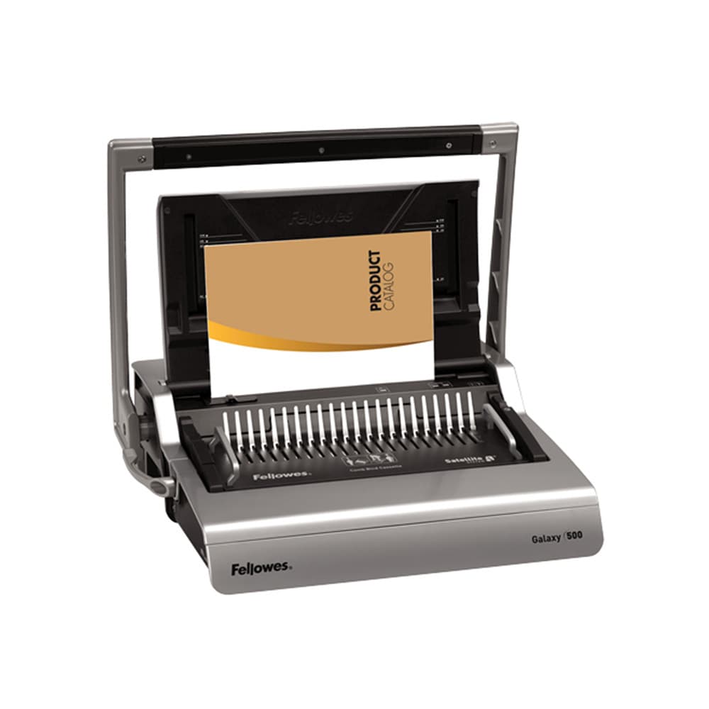 Encadernadora Espiral Plástico Manual 500Folhas Galaxy 500