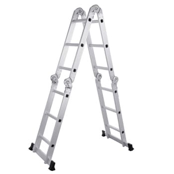 Escadote Alumínio 12 Degraus Dobrável 7 em 1