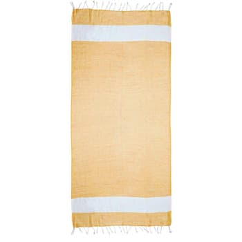 Toalha de Praia Pareo 180x90cm Amarelo Torrado