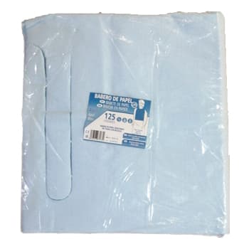 Babete Adulto,c/Bolsa,Plastico 4x125=Cx 500un