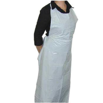 Avental Polietileno Branco 70x110cm 100un