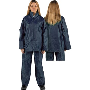 Fato Chuva com Forro Tamanho XL Azul Escuro