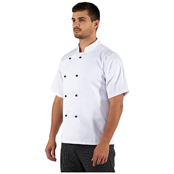 Jaleca Manga Curta Tamanho L Branco