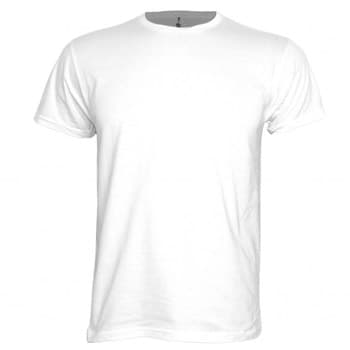 T-Shirt Criança Algodão 155g Branco Tamanho 3/4