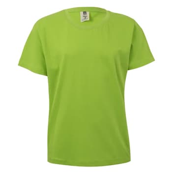 T-Shirt Criança Algodão 155g Lima Tamanho 5/6