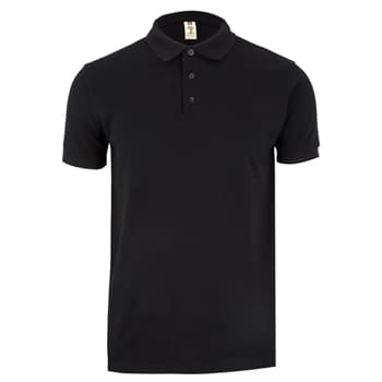 Polo Manga Curta Algodão 210g Preto Tamanho XL