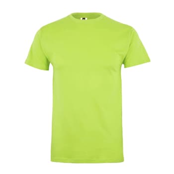 T-Shirt Adulto Algodão 155g Verde Lima Tamanho S